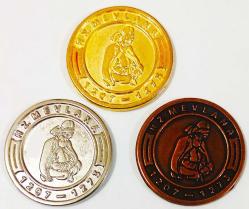 LOT.6 » Mevlana Celaleddin-i Rumi Hatıra Madalyon 3 Adet..