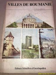 VİLLES DE ROUMANİE - EDİTURA ŞTİİNTİFİCA Şİ ENCİCLOPEDİCA - FRANSIZCA KİTAP (ROMANYA ŞEHİRLERİ)