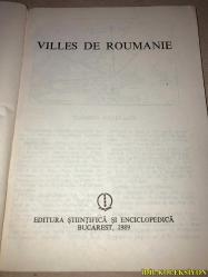 VİLLES DE ROUMANİE - EDİTURA ŞTİİNTİFİCA Şİ ENCİCLOPEDİCA - FRANSIZCA KİTAP (ROMANYA ŞEHİRLERİ)