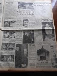Yeni İstanbul Gazetesi - 12 Ağustos 1952 - Mustafa Nermi - İran Başbakanı Musaddık'a Fevkalade Salahiyetler Tanındı - Ürdün Kralı Tallal Tahtından İndirildi - Arjantin Cumhurbaşkanı'nın Eşi Eva Peron'un Cenaze Töreni - İngiltere Dışişleri Bakanı Eden Churchill'in Yegeniyle Evleniyor - Çanakkale Şehitleri Dün Anıldı - Etibank Garp Linyitleri Soma İşletmesi Dün Açıldı - Esir Şehrin İnsanları Yazan Nureddin Demir (Kemal Tahir) Yazı Dizisi - Hakimler Kanunu Tasarısı Hakkında Yeni Fikirler - Bergama Etnografya Müzesi Dün Açıldı - Birleşik Amerika İsrail'e Silah Satacak - İsraile Satılan Kepekler Gemiye Yükleniyor - Dünya Ticaret Rekoru 1951'de Yeni Bir Rekor Kırdı - Geiger Sayıcısı İle Bir Katil Nasıl Bulundu - Penny Ridgway Paris'in En Şık Kadını Olmaya Namzet - İngiltere'nin En Meşhur Karikatüristi Giles - Kral Faruk Tahttan Nasıl Düştü - Ronson Dünyanın En İyi Çakmağı - James Motosikletleri - Jawa Motosikletleri - Gripin