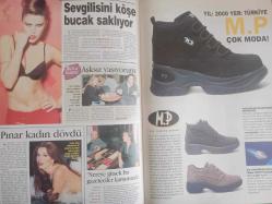 Şamdan Haftalık Aktüalite Sinema Tiyatro Müzik ve Magazin Dergisi - 7 Kasım 1999 - Selin toktay - Uğur Kozanoğlu - Ebru Güzel - Didem Erol - Yonca Evcimik - Aysun Kayacı - Şebnem Ferah - Sertab Erener - Yonca Dervişoğlu - Nigar Talibova - Mehmet Ali Erbil - Nergis Kumbasar - Nefise Karatay - Abdullah Gencal - Serdar ORtaç - Ömer Durak - Ebru Gündeş - Alegra Levi - Yasemin Kozanoğlu - Teoman - Dilek Sabancı - Özlem Tekin - Eran Tapan - Hamdi Alkan - Ozan Orhon - Ebru Şallı - Sulhi Aksüt - Başak Gürsoy - Kerem Alışık - Sibel Can - Seren Serengil - Cem Akyoldaş - Okan Bayülgen - Deniz Akkaya - Özlem Yıldız - Sibel Turnagöl - Esra Ceyhan - Nadir Yelkenci - Alize Dinçkök - Neslihan Kozanoğlu - Nurdan Torun - Cenk Torun - Pınar Eliçe - Arzu Yanardağ - İskender PAydaş - Eda Modoğlu - Alinur Validedeoğlu - Hülya Avşar - Ayşe Arman - Kenan Erçetingöz - Günay İbicioğlu fotoğraf ve haberi - Tam takım Dergi