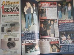 Star Life Haftalık Aktüalite Sinema Tiyatro Müzik ve Magazin Dergisi - 24 Ekim 1999 - Atilla Saral - Ayan Şener - Kerem alışık - Ebru Gündeş - Serdar Ortaç - Carmen - Jessica Campbell - Ertekin Dinçay - Berrak Tümöz - Eylem Şenkal - Bekir Aksoy - Şifo Mehmet - Funda Barın - Özlem Tekin - Aranjör Alper - Zeynep Tümerdem - Cem Yılmaz - Mine Dinç - Engin Ardıç - Savaş Ay - Nergis Kumbasar - Tolga Savacı - Sibel Savacı - Ebru Güzel - Uğur Kozanoğlu - Toprak Sergen - Müteahhit Çarmıklı - Serdar Ortaç - Banu Öztürk - Sibel Ceylan - Ay Karakulak - Candan Erçetin - Bendeniz - Anıl Yarkın - Burhan Çaçan - Zümre Zeynep - Değer Elöve - Zeynep Tunuslu - Şafak Kibar - Sema Yumak - İsmet Alpagot - Ruken Mızraklı - Burçin Terzioğlu - Nedret Taciroğlu - Filiz Aldinç - Şebnem Özinal - Feyyaz Uçar - Erdil Yaşaroğlu - Zeyno Gönenç - Özlem Nargas - Mehmet Özener - Ebru Akel - Selin Toktay - Çağla Şikel - Duygu Dikmenoğlu fotoğraf ve haberi - Tam Takım Dergi