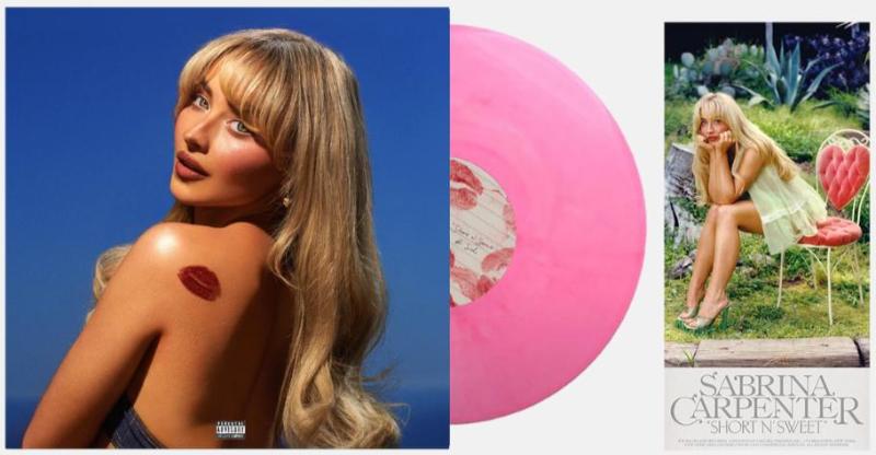 SABRINA CARPENTER - SHORT N' SWEET LIMITED EDITION PINK MARBLED