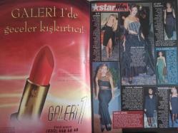 Star Life Haftalık Aktüalite Sinema Tiyatro Müzik ve Magazin Dergisi - 7 Kasım 1999 - Asuman Krause - Deniz Akkaya - Ali Dinçer - Tansa Mermerci - Ayşe Hatun Önal - Abdullah Acar - Helin Avşar - Cem Özer - Engin Ardıç - Hakan Ural - Burak Sergen - Gökben - Nil Ünal - Levent Özçoban - Zeynep Tokuş - Seda Sayan - Lale Özçoban - Serdar Ortaç - Mehmet Ali Erbil - Uğur Gürsoy - Deniz Erdoğan - Yeliz Yıldırım - Murat Şahin - Melissa Mızraklı - Esin Maraşlıoğlu - Burcu Güneş - Şebnem Ferah - Candan Erçetin - Reyhan Karaca - Teoman - Sibel İlkiz - Nil Bentürk - Ahu Tuğbay - Nadir Yelkenci - Elif Dinçer - Esra Ceyhan - Zeynep Çarmıklı - Ayça Sandıkçıoğlu - Pelin Kaynar - Feryal Gülman - Burcu Güneş - Orhan Gencebay - Didem Erol - Güler Kazmacı - Ebru Şallı fotoğraf ve haberi - Tam Takım Dergi