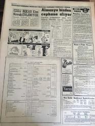 YENİ SABAH GAZETESİ  8 NİSAN 1963 YIL :25 SAYI :8647---Suriye de kanlı nümayişler oluyor --AP yurtta  Kardeşlik  Kampanyası  Açacak--Küçük ,Rumlar  Şeref  Sözünü  Tutmadı Dedi --İzmir  skandalının  dosyası  bugün  adliyeye veriliyor --Amerikalı  milyoner  eşi tarafından  kılıçlandı --Elazığ radyosu  kapatıldı ---Nisan Balığı :  Siyavuşgil --Tıp Postası  :Or.Prof.Dr Sadi Irmak --Almanya bizden  cephane  alıyor --Ankara Radyosunun  Genç  ve Kıymetli Sesi : Sevim Suer ---Sarı -Lacivertliler  Ankara dan  bir puanla  dönüyorlar :Fenerbahçe  Hacettepe 'ye  yenildi :2-1---Galatasaray  , K. Yaka dan  tek puan  alabildi :1-1--Beykoz ,Demir Spor ile  Yenişemedi --Beşiktaş ,İzmir Sporu  Mağlup Edemedi :0-0--Uludağ Kupasını Fransızlar Kazandı --Venezia Polermo  'ya 2-1 mağlup ---