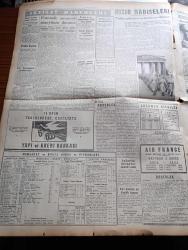 Yeni İstanbul Gazetesi - 5 Ağustos 1952 - Akdeniz Komutanlığı İçin Müzakereler Cereyan Ediyor - Florya Deniz Köşkünde Askeri İktisadi Toplantı - Kore'de Kızıl Genel Karargahı Bombalandı - İzmir'e Turist Akını - Amerika'dan Satın Alınan Hangarlar Gelmeye Başladı - Belçika'da Bir İsyan Teşebbüsü - Esir Şehrin İnsanları Yazan Nureddin Demir (Kemal Tahir) Yazı Dizisi -  İstanbul Valisi Fahreddin Kerim Gökay'a Yugoslavyaya Resmen Davet Mektubu Verildi - Başbakan Adnan Menderes'in Dünkü Temasları - Baydar Derler - Eva Peron'un Naaşını 2.000.000 Kişi Ziyaret Etti - Yunan Komünist Partisi Genel Sekreteri Nikola Zaharyadis Yargılanacak - İskenderun'dan 480 İran Yahudisi Transit Geçti - Milletlerarası Coğrafya Konferansı - Norveç Kralı Yedinci Haakon - Galata Denildiği Zaman Neleri Hatırlarız - Dünyanın En Yaşlı Ağacı General Sharman 3500 Yıllık - London Films Stüdyolarında - Peter Finch - Zündapp Motosikletleri - Fendt Dieselross Traktörleri - Moffat Amerikan Buzdolabı - Nevrozin