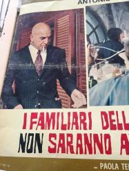 Cinayet Şebekesi, ORİJİNAL İTALYANCA SİNEMA BEZ AFİŞİ - IFAMILIARI DELLE VITTIME NON SARANNO AVVERTITI, 1972, FİLM BEZ AFİŞİ / POSTERİ - BÜYÜK BOY - ORİJİNAL - 67 X 46 cm EBADINDA - Original Turkish Big Size Movie Poster - Telly Savalas, Antonio Sabato, Paola Tedesco, Giuliano Persico, Guido Lollobrigida, Nino Dal Fabbro, Sergio Rossi, Sergio Tramonti