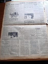 Yeni İstanbul Gazetesi - 6 Ağustos 1952 - Mustafa Nermi - Fransa Müdafaa Vekili Pleven'e Göre Amerikan Yardımı Kıyafetsiz - Türk Basın Heyeti Üsküp'te - Amerikan Filosunun Manevralarında Cumhurbaşkanı Celal Bayar ve Başbakan Adnan Menderes Bulunacak - Hac İçin Müsaade Verilecek - Milli Savunma İhtiyacı İçin 100 Milyon Lira Temin Edildi - Uludağ'daki Volfram Madeninin Çok Zengin Bir Damar Olduğu Anlaşıldı - Kore Değiştirme Birliğimiz Yarın İzmir'e Gelecek -  Esir Şehrin İnsanları Yazan Nureddin Demir (Kemal Tahir) Yazı Dizisi - İzmir Belediye Başkanı Rauf Onursal İzmir Fuarı Hakkında İzahat Verdi - Türkiye Milli Talebe Federasyonu - Sovyet Büyükelçi Andrei Gromyko Yarın Kraliçe İkinci Elizabeth'e Takdim Edilecek - Kızıl Çin'de Tampon Bölgeler - Kore'de Hava Savaşı - Kore'de Mikrop Harbi - Profesör Doktor Tevfik Sağlam - Saatte 800 Kilometre Süratle Giden Bir Tepkili Uçaktan Atlama Tecrübesi - Meşhur Rudge Bisikletleri - MWM Tulumba Grupları - Kienzle Argo Taksimetreleri - Çapamarka