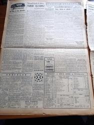 Yeni İstanbul Gazetesi - 7 Kasım 1952 -  Mustafa Nermi -Avrupa Birleşik Amerika'nın Yardımını İstemiyor - Rusya'nın Amerika'ya Borçları - Atlantik Orduları Başkomutanı Ridgway Bugün Paris'e Gidiyor - Amerika'nın Yeni Başkanı Eisenhover'in Faaliyeti - Mısır Başbakanı Necip'in Mühim Demeci - Cumhurbaşkanı Celal Bayar Başbakan Adnan Menderes'le Kabine Değişikliğini Görüştü - Büyük Kardeşim Atatürk Anlatan Makbule Atadan Yazı Dizisi - Denizlerin Efesi Gazi Umur Paşa - İşçi Sigortalarının Eyüp Dispanseri - Bedii Faik - Okyanustaki Med Ve Cezir - Kore'de Hava Çarpışmaları - 1001 Gece Masalları Ali Baba ile Kırk Haramiler Çeviren Reşad Nuri Darago Yazı Dizisi - Pamukçuluk Konferansı Sona Erdi - Aydın'da Kurulacak İplik Fabrikası - Radyolar - William Shakespeare - Güzel Bir Eski Zaman Aşkı Yazan William Saroyan Yazı Dizisi - Çöplerden Nasıl Faydanılacak - Yabancı Radyolar- Boliden İsveç Akümülatörleri - Berec Pil Ve Batarya - Gripin - Demag Cereskalleri - Prestige Düdüklü Tencereleri