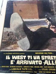 Batı Sana Dar Gelecek Arkadaş, ORİJİNAL İTALYANCA WESTERN SİNEMA BEZ AFİŞİ - Il west ti va stretto amico... è' arrivato alleluja, 1972, FİLM BEZ AFİŞİ / POSTERİ - BÜYÜK BOY - ORİJİNAL - 66 X 45 cm EBADINDA - Original Turkish Big Size Movie Poster -  Giuliano Carnimeo, Tito CarpiIngo Hermes, Giovanni Simonelli, George Hilton, Agata Flori, Raymond Bussières, Umberto D'Orsi, Michael Hinz, Aldo Barberito, Roberto Camardiel, Paolo Gozlino, Riccardo Garrone, Lincoln Tate, Renato Baldini, Nello Pazzafini, Peter Berling, Martial Bresson, Adriana Facchetti, Mara Krupp, Lars Bloch, Fortunato Arena, Luigi Antonio Guerra, Gianni Pulone, Paolo Magalotti