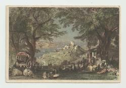 TÜRKİYE TURİZM BANKASI A.Ş. / İSTANBUL ANADOLUKAVAĞI MESİRESİ TEMALI GRAVÜR KARTPOSTAL...