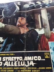 Batı Sana Dar Gelecek Arkadaş, ORİJİNAL İTALYANCA WESTERN SİNEMA BEZ AFİŞİ - Il west ti va stretto amico... è' arrivato alleluja, 1972, FİLM BEZ AFİŞİ / POSTERİ - BÜYÜK BOY - ORİJİNAL - 66 X 45 cm EBADINDA - Original Turkish Big Size Movie Poster -  Giuliano Carnimeo, Tito CarpiIngo Hermes, Giovanni Simonelli, George Hilton, Agata Flori, Raymond Bussières, Umberto D'Orsi, Michael Hinz, Aldo Barberito, Roberto Camardiel, Paolo Gozlino, Riccardo Garrone, Lincoln Tate, Renato Baldini, Nello Pazzafini, Peter Berling, Martial Bresson, Adriana Facchetti, Mara Krupp, Lars Bloch, Fortunato Arena, Luigi Antonio Guerra, Gianni Pulone, Paolo Magalotti