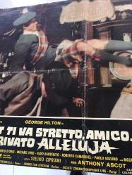 Batı Sana Dar Gelecek Arkadaş, ORİJİNAL İTALYANCA WESTERN SİNEMA BEZ AFİŞİ - Il west ti va stretto amico... è' arrivato alleluja, 1972, FİLM BEZ AFİŞİ / POSTERİ - BÜYÜK BOY - ORİJİNAL - 66 X 45 cm EBADINDA - Original Turkish Big Size Movie Poster -  Giuliano Carnimeo, Tito CarpiIngo Hermes, Giovanni Simonelli, George Hilton, Agata Flori, Raymond Bussières, Umberto D'Orsi, Michael Hinz, Aldo Barberito, Roberto Camardiel, Paolo Gozlino, Riccardo Garrone, Lincoln Tate, Renato Baldini, Nello Pazzafini, Peter Berling, Martial Bresson, Adriana Facchetti, Mara Krupp, Lars Bloch, Fortunato Arena, Luigi Antonio Guerra, Gianni Pulone, Paolo Magalotti