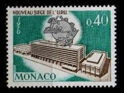 +++ MONAKO UPU YENİ BİNASI   1970    - DAMGASIZ