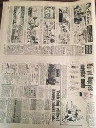 YENİ SABAH GAZETESİ 17 HAZİRAN  1962 YIL :25 SAYI :8354--Koalisyon  liderleri dün  toplandı --CKMP Milli  Koalisyonu Tercih  Ediyor --Mevsim işsizliği  had  safhaya vardı --Tekel işçileri  mezarlıkta  bir basın  toplantısı yaptı --Sahte dekontlarla  para çeken yakalandı --İlk kademe  af  29 Ekimde  çıkıyor --Muhalif  Hasbi Bey :Siyavuşgil --Sinemalar :Marsist ,Emek :Gizli Münasebetler ,İnci Satın Alınan Adam ,Konak :Aşk Oyunları ,Saray :Kahraman Kardeşler --De Gaulle 'e  yeni  bir  suikast  teşebbüsü --Sovyet  gizli  casus  okulunda  öğrenim  müddeti  on iki sene ---Vefa  Baraj 'a  Düştü --Galatasaray  Şampiyon --Güreş  kafilesi  bu akşam gidiyor ----Napoli Can  'ı almak  istiyor --