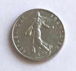 Fransa 1/2 (Yarım) Frank 1987