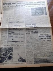 Yeni İstanbul Gazetesi - 3 Kasım 1952 - Mustafa Nermi - Dünya Amerika'da Seçimleri Bekliyor - NATO'nun Akdeniz Manevrası - Kızıl Bulgarlar Hudut Karakolumuza Çirkin Bir Tecavüzde Bulundular - Cumhurbaşkanı Celal Bayar'ın Açış Nutku Geniş Akisler Uyandırdı - General Necip Arapların Önderliğini Mi Yapıyor - Denizlerin Efesi Gazi Umur Paşa Yazan Tevfik İnci - Büyük Kardeşim Atatürk 3 Anlatan Makbule Atadan Yazı Dizisi - Anayasa'da Mühim Tadilat Yapılacak - Amerikan Askerlerini Kore'den Çekmeli Mi - Bursa Yalova Yolu 20 Km. Kısalıyor - Ankara Üniversitesi Yeni Ders Yılına Girdi - 1001 Gece Masalları Ali Baba ile Kırk Haramiler Çeviren Reşad Nuri Darago Yazı Dizisi - Ankara İstanbul Radyosu Programı - Donanma NATO Üyelerinin En Kuvvetli Silahıdır - Galatasaray Panathinaikos'a Dün 5 2 Yenildi - Ankara Takımı Şampiyon Oldu - Marguerite Higgins'in Mektupları - Cumhurbaşkanlığı Kupası - Anker Dikiş Nakış Makineleri - Nevrozin - Fendt Dieselross Traktörleri
