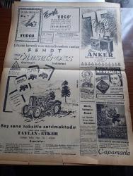Yeni İstanbul Gazetesi - 3 Kasım 1952 - Mustafa Nermi - Dünya Amerika'da Seçimleri Bekliyor - NATO'nun Akdeniz Manevrası - Kızıl Bulgarlar Hudut Karakolumuza Çirkin Bir Tecavüzde Bulundular - Cumhurbaşkanı Celal Bayar'ın Açış Nutku Geniş Akisler Uyandırdı - General Necip Arapların Önderliğini Mi Yapıyor - Denizlerin Efesi Gazi Umur Paşa Yazan Tevfik İnci - Büyük Kardeşim Atatürk 3 Anlatan Makbule Atadan Yazı Dizisi - Anayasa'da Mühim Tadilat Yapılacak - Amerikan Askerlerini Kore'den Çekmeli Mi - Bursa Yalova Yolu 20 Km. Kısalıyor - Ankara Üniversitesi Yeni Ders Yılına Girdi - 1001 Gece Masalları Ali Baba ile Kırk Haramiler Çeviren Reşad Nuri Darago Yazı Dizisi - Ankara İstanbul Radyosu Programı - Donanma NATO Üyelerinin En Kuvvetli Silahıdır - Galatasaray Panathinaikos'a Dün 5 2 Yenildi - Ankara Takımı Şampiyon Oldu - Marguerite Higgins'in Mektupları - Cumhurbaşkanlığı Kupası - Anker Dikiş Nakış Makineleri - Nevrozin - Fendt Dieselross Traktörleri