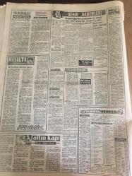 YENİ SABAH GAZETESİ   11 HAZİRAN 1962 YIL :25 SAYI :8348--Dün  kavga çıktığı  için AP toplantısı bugüne  kaldı --Gümüşpala 65 'lerin muhtırası  için  bende imzalarım dedi --Delegeler  en  çok  Af dan  bahsetti --İnönü :Herşey  iki gün içinde  belli  olacak --İşçi Liderlerine  Göre Her An  Bir İhtilal  Çıkabilir --Linç  sanığı  köylüler bir jandarmayı vurdu --İzmir de Yaşlı Bir Kadın  Feci Şekilde Öldürüldü --Hükümet Programı :Siyavuşgil --İnsanoğlu 1968 'de Ay 'a  Gidecek ---Dolandırıcılık  aleminin  Aristokları   bu alanda  şampiyonluk mertebesini  kazananlarda var ---Emirgan  Kampında Güreşçiler  İdarecileri  Protesto  Ediyorlar --Şampiyon Galatasaray  Göztepe 2-0 Mağlup ---K.Yaka :3 -A.Ordu :3 --İzmir  Karagücü  Şampiyon Oldu --