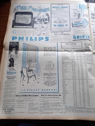 Yeni İstanbul Gazetesi - 9 Nisan 1953 - Londra'da Bir Tren Faciası -Mustafa Nermi - İran Saray Nazırı Hüseyin Ala Doktor Musaddık'a Cevabı - Dumlupınar Denizaltısı 47 Kulaç Derinlikte Bulundu - Münhal Bakanlıklara Yeni Tayinler Yapıldı - Fethi Çelikbaş - Celal Yardımcı - Rıfkı Salim Burçak - Emin Kalafat - Boğazlar ve Trakya Savunma Planları - Küçük İnsanlar Yazan Faik Baysal Yazı Dizisi - Muallimler Birliğinde Dün Bazı Mühim Kararlar Alındı - Galata Köprüsü Esaslı Şekilde Tamir Edilecek - Lanetli Mahalle Yazan Mehmet Davaz Yazı Dizisi - İskenderun'da Komünist Faaliyeti Gösteren Biri Yakalandı - Amerikalı Konserve Uzmanı Türkiye'ye Geliyor - Sovyet Rusya Turist Kabul Edecek Mi - Hikaye İstanbul Hasreti Yazan Ali N. Seden - Büyük Röportaj Serisi İslam Memleketleri Yazan Fikret Adil Yazı Dizisi - Genç Milli Takımımızın Brüksel'deki Başarısı - Tahmis Sokağında Birkaç Saat - İngiliz Lig Maçlarında Son Vaziyet - Philips Radyo - Gripin - Ziraat Bankası