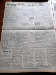 Yeni İstanbul Gazetesi - 16 Nisan 1953 - Fuat Köprülü Dulles İle Paris'te Görüşecek - Ferid Melen - Emlak Bankası Kredileri Yüzünden Çıkan Tartışma - Cumhurbaşkanı Celal Bayar Dün Güney İllerine Hareket Etti - Arjantin Cumhurbaşkanı Peron'a Suikast Teşebbüsü - Fahrettin Kerim Gökay Filadelfiya'da Klakson Yasağı Tavsiye Etmiyor - Beşiktaş Takımı Viyana'ya Gidiyor -  Küçük İnsanlar Yazan Faik Baysal Yazı Dizisi - Pendik'teki Bakteriyoloji Enstitüsünün Mazhariyeti - Doktor Muzaffer Bekman - Lanetli Mahalle Yazan Mehmet Davaz Yazı Dizisi - Hasan Polatkan'ın Açtırdığı Krediler Mevzuu Dünkü Mecliste Görüşüldü - Orhan Veli Kanık'ı Anma Töreni - Pakistan'ın Milli Şair Ve Filozofu Muhammed İkbal İçin Tören - Hikaye Piyanist Yanıldı Yazan Turgut Fuat Yazı Dizisi - Fethi Turfan - Büyük Röportaj Serisi İslam Memleketleri Yazan Fikret Adil Yazı Dizisi - Bir Kadın Gazeteci Hollywood Dedikodularını Açığa Vurdu - Stanley Baker - Virginia Mckenna - Radyolin Diş Macunu - Gripin