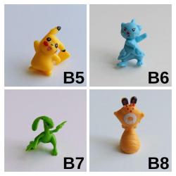 Pokemon Mini Figürler -  Adet Fiyatıdır