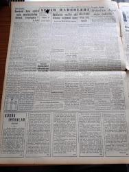 Yeni İstanbul Gazetesi - 17 Nisan 1953 - Amerikan Başkanı Eisenhower Rusya'ya Siyasi İşbirliği Teklif Etti - İngiltere'ye Türk Ticari Boykotu - Cumhurbaşkanı Celal Bayar Hususi Teşebbüsün Destekleneceğini Söyledi - Dumlupınar Kurbanları Kanunen Şehit Sayılıyor - Tevfik İleri Bir Otomobil Kazası Geçirdi- İran'daki Sovyet Elçisinin Gizli Planı - Arjantin'de Dün 667 Tüccar Hapsedildi - Batı Almanya Başbakanı Doktor Adenauer - Mustafa Nermi - Küçük İnsanlar Yazan Faik Baysal Yazı Dizisi - Bakırköy Kız Enstitüsü İçin Yeni Bina - Bahar Ve Çiçek Bayramı - Lanetli Mahalle Yazan Mehmet Davaz Yazı Dizisi - İzmir Radyosu Hakkında Çıkan Dedikodular -  Meşhur Film Yıldızı Ingrid Bergman Çocuk Bekliyor - Binbir Gece Masalları Şekerpare Çeviren Reşad Nuri Darago Yazı Dizisi - Gıyas Akdeniz - Büyük Röportaj Serisi İslam Memleketleri Yazan Fikret Adil Yazı Dizisi - Sarışınlar Kraliçesi Marilyn Monroe - Picasso - Kalbe Yapılan Ameliyat - Arı Bisküvileri - Bendix Çamaşır Makinesi