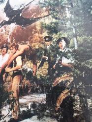 TANRILARIN DEHŞETİ, ORİJİNAL İTALYANCA SİNEMA BEZ AFİŞİ - LA TERRA DIMENTICATA DAL TEMPO - The Land That Time Forgot, 1974, FİLM BEZ AFİŞİ / POSTERİ - BÜYÜK BOY - ORİJİNAL - 65 X 45 cm EBADINDA - Original Turkish Big Size Movie Poster - Kevin Connor, Doug McClure, John McEnery, Susan Penhaligon, Keith Barron, Anthony Ainley, Godfrey James, Bobby Parr, Declan Mulholland, Colin Farrell, Ben Howard, Roy Holder, Andrew McCulloch, Ron Pember, Grahame Mallard