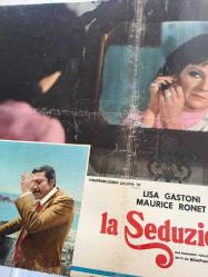 Günah Ortakları, ORİJİNAL İTALYANCA SİNEMA BEZ AFİŞİ - La seduzione, 1973, FİLM BEZ AFİŞİ / POSTERİ - BÜYÜK BOY - ORİJİNAL - 66 X 45 cm EBADINDA - Original Turkish Big Size Movie Poster -  Fernando Di Leo, Lisa Gastoni, Maurice Ronet, Jenny Tamburi, Graziella Galvani, Barbara Marzano, Rosario Bonaventura, Giorgio Dolfin, Luigi Antonio Guerra, Pino Caruso