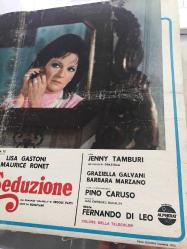 Günah Ortakları, ORİJİNAL İTALYANCA SİNEMA BEZ AFİŞİ - La seduzione, 1973, FİLM BEZ AFİŞİ / POSTERİ - BÜYÜK BOY - ORİJİNAL - 66 X 45 cm EBADINDA - Original Turkish Big Size Movie Poster -  Fernando Di Leo, Lisa Gastoni, Maurice Ronet, Jenny Tamburi, Graziella Galvani, Barbara Marzano, Rosario Bonaventura, Giorgio Dolfin, Luigi Antonio Guerra, Pino Caruso