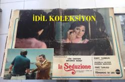 Günah Ortakları, ORİJİNAL İTALYANCA SİNEMA BEZ AFİŞİ - La seduzione, 1973, FİLM BEZ AFİŞİ / POSTERİ - BÜYÜK BOY - ORİJİNAL - 66 X 45 cm EBADINDA - Original Turkish Big Size Movie Poster -  Fernando Di Leo, Lisa Gastoni, Maurice Ronet, Jenny Tamburi, Graziella Galvani, Barbara Marzano, Rosario Bonaventura, Giorgio Dolfin, Luigi Antonio Guerra, Pino Caruso