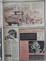 Pazar Ekstra Haftalık Aktüalite Sinema Tiyatro Müzik ve Magazin Dergisi - 6 Nisan 1969 - Çin Falı - Bulmaca - İngrid Bergman'ın Kızı İnsanlardan Kaçıyor - Vito Genovese - Al Capone - Ginger Rogers - Kümeste Yaşayan Kadınlar - 200.000 Liraya Bir Banyo Dairese - Aşk Fotoğrafları Sergisi Açılıyor - Bir Kupa Yapılıyor - Mutluluk - Nüfus Planlaması Tatbik Ediliyor - Kediler ve Köpeklere de - Nurten Yaşaroğlu - Leyla Beyki - Sevim Karaca - Teyfika Buharılı - Madam Aytaç - Bana Derler Fosforlu - Sülün Osman Alman Televizyonunda - Dağılanlar Toplandı - Nilüfer Koçyiğit - Figen Say - Yıldırım Gencer - Zeynep Aksu - Köpekten Korkarmış - Sadri Alışık - Alfred Hitchcock - 2 Saatte 10 Yaş Gençleşmek Mümkün - Ev Hayatı Sizi Mutlu Ediyor mu? - Çakıl Taşı Ne İşe Yarar? - Şaka fotoğraf ve haberi - Tam Takım Dergi