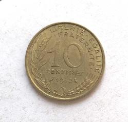 Fransa 10 Centimes 1972