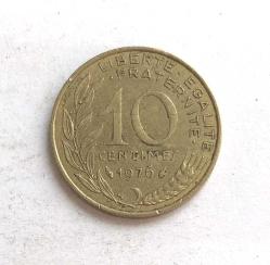 Fransa 10 Centimes 1976