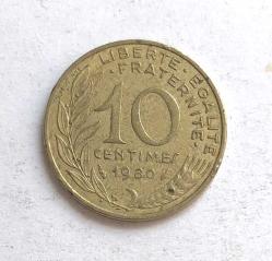 Fransa 10 Centimes 1980