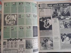 Pazar Ekstra Haftalık Aktüalite Sinema Tiyatro Müzik ve Magazin Dergisi - 13 Nisan 1969 - Çin Falı - Bulmaca - Ne Var Ne Yok - Dilek Herkeli - Ruj Lekeleri - Claudia Cardinale - Dünyanın En Küçük Fotoğraf Makinesi - Federico Fellini - Cehennem Melekleri - İşleri Güçleri Bilye Oynamak - Satyricon - İdeal Kadın Yaratıldı - Kırık Kalp - Kanun Namına - Türkan Şoray Boğulma Tehlikesi Geçildi - Ayhan Işık Yabancı Dil Öğreniyor - Mine Mutlu Evlenmiyeceğim Diyor - Sevda Ferdağ'ın Başı Dertte - Tunç Oral'da Film Şirketi Kuruyor - Bunları Biliyor Musunuz? - 1969'un Aksesuarı - Sevilen Bir İnsan Mısınız? - Adresi Biliyorsun - Şaka fotoğraf ve haberi - Tam Takım Dergi