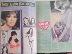 Pazar Ekstra Haftalık Aktüalite Sinema Tiyatro Müzik ve Magazin Dergisi - 13 Nisan 1969 - Çin Falı - Bulmaca - Ne Var Ne Yok - Dilek Herkeli - Ruj Lekeleri - Claudia Cardinale - Dünyanın En Küçük Fotoğraf Makinesi - Federico Fellini - Cehennem Melekleri - İşleri Güçleri Bilye Oynamak - Satyricon - İdeal Kadın Yaratıldı - Kırık Kalp - Kanun Namına - Türkan Şoray Boğulma Tehlikesi Geçildi - Ayhan Işık Yabancı Dil Öğreniyor - Mine Mutlu Evlenmiyeceğim Diyor - Sevda Ferdağ'ın Başı Dertte - Tunç Oral'da Film Şirketi Kuruyor - Bunları Biliyor Musunuz? - 1969'un Aksesuarı - Sevilen Bir İnsan Mısınız? - Adresi Biliyorsun - Şaka fotoğraf ve haberi - Tam Takım Dergi
