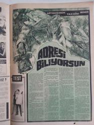 Pazar Ekstra Haftalık Aktüalite Sinema Tiyatro Müzik ve Magazin Dergisi - 13 Nisan 1969 - Çin Falı - Bulmaca - Ne Var Ne Yok - Dilek Herkeli - Ruj Lekeleri - Claudia Cardinale - Dünyanın En Küçük Fotoğraf Makinesi - Federico Fellini - Cehennem Melekleri - İşleri Güçleri Bilye Oynamak - Satyricon - İdeal Kadın Yaratıldı - Kırık Kalp - Kanun Namına - Türkan Şoray Boğulma Tehlikesi Geçildi - Ayhan Işık Yabancı Dil Öğreniyor - Mine Mutlu Evlenmiyeceğim Diyor - Sevda Ferdağ'ın Başı Dertte - Tunç Oral'da Film Şirketi Kuruyor - Bunları Biliyor Musunuz? - 1969'un Aksesuarı - Sevilen Bir İnsan Mısınız? - Adresi Biliyorsun - Şaka fotoğraf ve haberi - Tam Takım Dergi