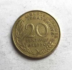 Fransa 20 Centimes 1972