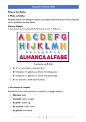 Pratiklerle ALMANCA Öğreten Kitap (RENKSİZ)