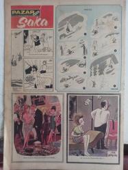 Pazar Ekstra Haftalık Aktüalite Sinema Tiyatro Müzik ve Magazin Dergisi - 23 Şubat 1969 - Dünya Nasıl Doğdu? - Çin Falı - 20 Milyon Yaşındaki İhtiyar! - Dünyanın Çelik Kapılı Tek Kahvesi - Faşing - Benimle Evlenir Misiniz? - Hayat Kavgası - Bir Film Hikayesi - Türkan Şoray'ın Düblörlüğünü Yapıyor - Ömür Göksel - Nilüfer Koçyiğit - Semiramis Pekkan - Çifte Kavrulmuş - Pervin Par Tiyatroda Oynayacak - Ajda Pekkan: Eskiye Dönüş - Plaktaki Gizli Ses - Ömür Göksel - Nilüfer Aydan Gizlice Evlendi - Alfred Hitchcock Takdim Eder - Kanlı Elbise - Fala Bakıyoruz - Londra'da Herkes Aynı Şeyi Soruyor: Cleo'yu Gördünüz mü?_ - Bulmaca Eğlence - Şaka - John Dempsey fotoğraf ve haberi - Tam Takım Dergi