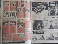 Pazar Ekstra Haftalık Aktüalite Sinema Tiyatro Müzik ve Magazin Dergisi - 16 Şubat 1969 - Hitchcock-Olgunlaşma Enstitüsü Konfeksiyon Atölyesi de Faaliyete Geçti - Çin Falı - Eldivenler Ne İşe Yarar? - Birbiri Üstünde - Şişede Durduğu Gibi Durmaz Ki! - Esrar Raporu - Jacqueline Kocasını Yatak Odasına Almamış - Halk Tipi Kıyafetleri - Ve Gece Elbiseleri - Ümit Dünyası - Tamer Yiğit de Yeni Otomobil Aldı - Selma Güneri 2 Film Teklifi Aldı ve Amerika'ya Gitmekten Vazgeçti - Ajda Pekkan Burun Ameliyatı Olmuyor - Nurlan San Tiyatroda Oynayacak - Çoğu Bitti Azı Kaldı - İskambil Falı Maça - Sigara ve Karekteriniz - Şaka fotoğraf ve haberi - Tam Takım Dergi