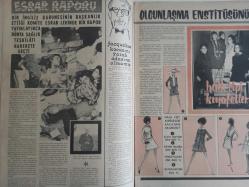 Pazar Ekstra Haftalık Aktüalite Sinema Tiyatro Müzik ve Magazin Dergisi - 16 Şubat 1969 - Hitchcock-Olgunlaşma Enstitüsü Konfeksiyon Atölyesi de Faaliyete Geçti - Çin Falı - Eldivenler Ne İşe Yarar? - Birbiri Üstünde - Şişede Durduğu Gibi Durmaz Ki! - Esrar Raporu - Jacqueline Kocasını Yatak Odasına Almamış - Halk Tipi Kıyafetleri - Ve Gece Elbiseleri - Ümit Dünyası - Tamer Yiğit de Yeni Otomobil Aldı - Selma Güneri 2 Film Teklifi Aldı ve Amerika'ya Gitmekten Vazgeçti - Ajda Pekkan Burun Ameliyatı Olmuyor - Nurlan San Tiyatroda Oynayacak - Çoğu Bitti Azı Kaldı - İskambil Falı Maça - Sigara ve Karekteriniz - Şaka fotoğraf ve haberi - Tam Takım Dergi