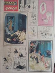 Pazar Ekstra Haftalık Aktüalite Sinema Tiyatro Müzik ve Magazin Dergisi - 16 Şubat 1969 - Hitchcock-Olgunlaşma Enstitüsü Konfeksiyon Atölyesi de Faaliyete Geçti - Çin Falı - Eldivenler Ne İşe Yarar? - Birbiri Üstünde - Şişede Durduğu Gibi Durmaz Ki! - Esrar Raporu - Jacqueline Kocasını Yatak Odasına Almamış - Halk Tipi Kıyafetleri - Ve Gece Elbiseleri - Ümit Dünyası - Tamer Yiğit de Yeni Otomobil Aldı - Selma Güneri 2 Film Teklifi Aldı ve Amerika'ya Gitmekten Vazgeçti - Ajda Pekkan Burun Ameliyatı Olmuyor - Nurlan San Tiyatroda Oynayacak - Çoğu Bitti Azı Kaldı - İskambil Falı Maça - Sigara ve Karekteriniz - Şaka fotoğraf ve haberi - Tam Takım Dergi