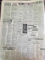 YENİ SABAH GAZETESİ  30 MAYIS 1962  YIL :25 SAYI :8336--AP Grubunda Dün Kavga Çıktı --YTP İhtilal  edebiyatına karşı   Hükümeti  vazifeye çağırdı --27 Mayıs Nutukları Yüzünden Senatoda  Gürültü Çıktı --Tıp Fakültesi  Profesörleri  Dün İkinci Bir Dekan  Seçti --Bir  fabrikada  220 kişi  dün  grev  yaptı ---Kongrede ne imiş :Siyavuşgil --Liz 'i  yılan soktu film bitti ---843 bin İngiliz  Ruhsuz  Şehirde Niçin  Yaşıyor ?---Beşiktaş  ,Karagümrükten  Tek Puanı  Çok Güç Aldı :2-2--Beykoz ,Y.Direk i Farklı Yendi :5-1--Türk  -Yunan Ordu Maçı  Atina da Oynanıyor --Şili de  maç bugün başlıyor --Büyük Favori :Brezilya ---Adana da  olanlarda  siyasi mahkum  sayılıyor --Arkeoloji  Hazineye  Ortak Çıktı --Kalpazanların  imalathanesi  de  nihayet basıldı --