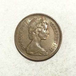 İngiltere 1 Yeni Penny 1981