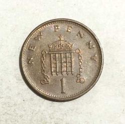 İngiltere 1 Yeni Penny 1981