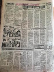 YENİ SABAH GAZETESİ 21 TEMMUZ 1963  YIL :26 SAYI :8747---İki azılı şaki  ele geçirildi--Ahmet  Demir  Polis  Kıyafetsiz  Diyor --Hazret -i Osman 'a  ait  1300 yıllık bir Kuran bulundu --Doldur Hasbi Bey Doldur : Siyavuşgil --Amerikan yardımında   240 milyon dolarlık bir indirim  daha  yapıldı --Oto  imalinde  yeni  rekor --13 Yıl Yattıktan Sonra Suçsuz Olduğu  Anlaşılıp Salıverildi --Sinemalar : Atlas :Dinamik Güçler  ,İnci :Seni Kaybedersem ,Konak :Yıldızlar Altına  ,Cengiz Hanın Hazineleri  ,Sahte Sevgili  ,Lüks :Berlin Esrarı ,Lale :Beklenmeyen Şahit ----Şenol ve Birol 'un gitmesini  kayıp saymayan  Hakkı  Yeten :Beşiktaş  yine Beşiktaş 'tır dedi --Ali ,Galatasaray  dan 50 bin lira istedi --Fenerbahçe 'nin rakibi  bugün belli  oluyor---Dünya boksunun iki devi yarın karşılaşıyor  :Liston -Patterson --Amasra bir  tarih ve tabiat hazinesidir --Balıgın  alası  Şile de bulunur --Akçakocalılar  için Turist Sadece Bir Misafirdir --