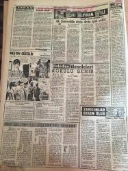 YENİ SABAH GAZETESİ 20 TEMMUZ 1963 YIL :26 SAYI :8746--Fenerbahçe-Abdullah Turhan-Altan Erbulak-Suriye de bastırılan darbeyi  Nasır 'cıların  hazırladığı  ilan edildi --Suriye de 12 ihtilalci  kurşuna  dizildi --İçi para ile  dolu olan  çantayı kaptı --İlyas  Şoris   idama  mahkum  edildi --Dün  bir ara kaldırılan  sokağa çıkma yasağı  sonradan  tekrar  kondu --İlaçtan  zehirlenen  işçiyi pikap ezdi --Kavganın Sebebi ?:Siyavuşgil --Martine Coral  ,Mariyn Monroe 'ya  teklif  edilen  rolde  oynayacak --Sinemalar :Atlas :Dinamik Üçler  ,İnci :Cengiz Hanın  Hazineleri ,Lüks :Berlin Esrarı ,---80 'lik  ihtiyar  oğlu  ile  bir olup  adam  öldürdü --Prenses kaybolunca  okulun ücreti arttı --Satış  bedeli açıklandı : Şenol :90 bin  ,Birol :72 Bin Lira --Fenerbahçe  sezonu  kampla  açacak --Moskova ,Amerika Rusya ya kıyasla  daha şanslı görünüyor --Galatasaray  Göztepeli Kaleci Ali İçin  İzmir e  İdareci  Yollayacak --