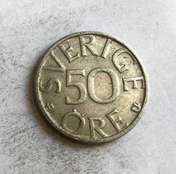 İsveç 50 Öre 1980